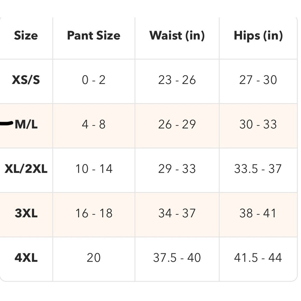 Empetua All Day Every Day High Waisted Black Shaper Shorts, XL/XXL - Picture 7 of 7